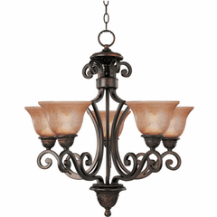 Maxim Symphony 5-LT Single-Tier Chandelier - Oil Rubbed Bronze - 11244SAOI