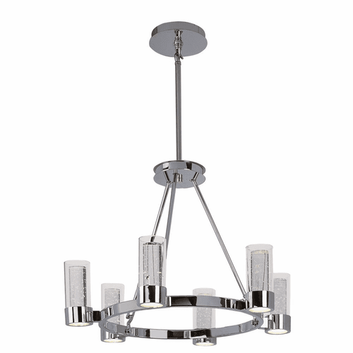 Maxim Sync LED 6-LT Single-Tier Chandelier - Polished Chrome - 20907CLPC