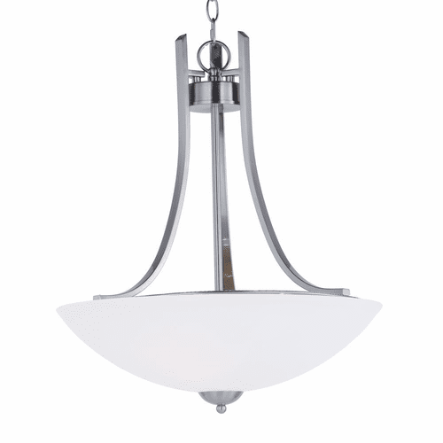Maxim Taylor 3-LT Inverted Bowl Pendant - Satin Nickel - 21654SWSN