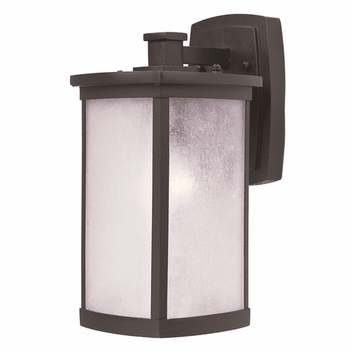 Maxim Terrace 1-LT Medium Outdoor Wall Lantern - Bronze - 3253FSBZ