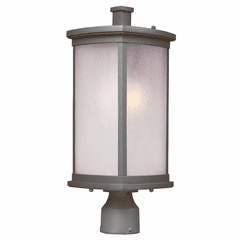 Maxim Terrace 1-LT Outdoor Post Lantern - Platinum - 3250FSPL