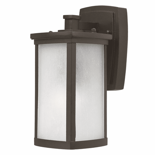 Maxim Terrace 1-LT Small Outdoor Wall Lantern - Bronze - 3252FSBZ
