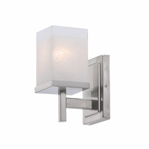 Maxim Tetra 1-LT Wall Sconce - Satin Nickel - 2151LNSN