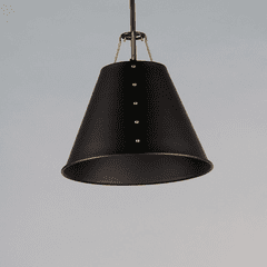 Maxim Trestle 1-Light Pendant - Oil Rubbed Bronze / Antique Brass - 25162OIAB Maxim Trestle 1-Light Pendant - Oil Rubbed Bronze / Antique Brass - 25162OIAB