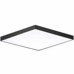 Maxim Trim 10.5" 20W LED Flush Mount 3000K - Black - 57669WTBK