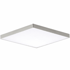 Maxim Trim 10.5" 20W LED Flush Mount 3000K - Satin Nickel - 57669WTSN