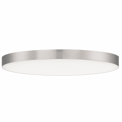 Maxim Trim 11" 20W LED Flush Mount 3000K - Satin Nickel - 57664WTSN