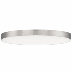 Maxim Trim 11" 20W LED Flush Mount 3000K - Satin Nickel - 57664WTSN