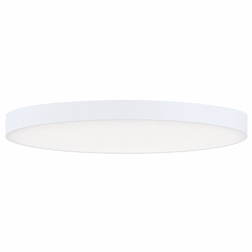 Maxim Trim 11" 20W LED Flush Mount 3000K - White - 57664WTWT