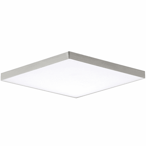Maxim Trim 15.5" Square LED Flush Mount - Satin Nickel - 57675WTSN