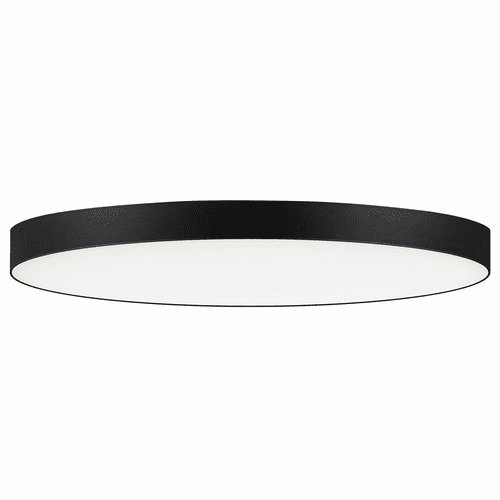 Maxim Trim 16" Round LED Flush Mount - Black - 57670WTBK