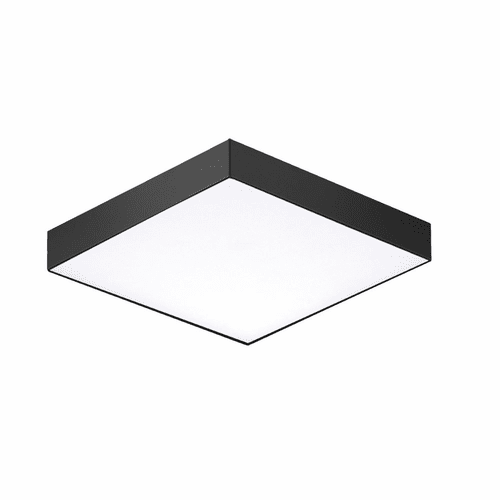 Maxim Trim 4.5" 12.5W LED Flush Mount 3000K - Black - 57665WTBK