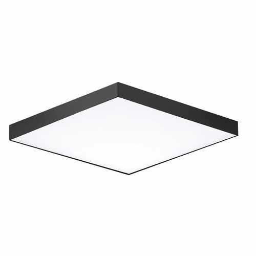Maxim Trim 6.5" 15W LED Flush Mount 3000K - Black - 57667WTBK