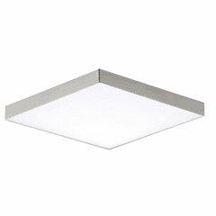 Maxim Trim 6.5" 15W LED Flush Mount 3000K - Satin Nickel - 57667WTSN