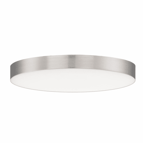 Maxim Trim 7" 15W LED Flush Mount 3000K - Satin Nickel - 57662WTSN