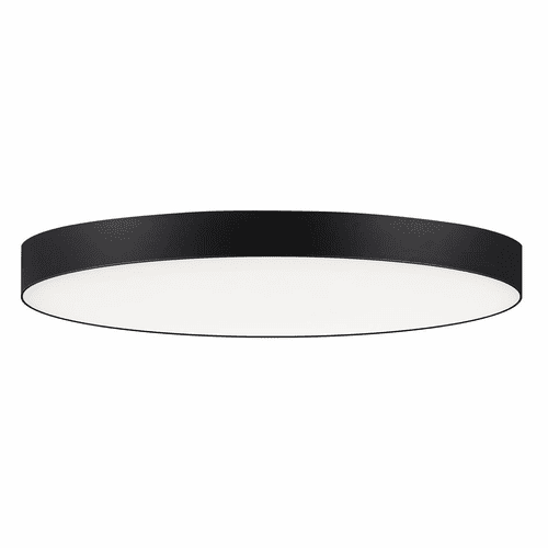 Maxim Trim 9" 18W LED Flush Mount 3000K - Black - 57663WTBK