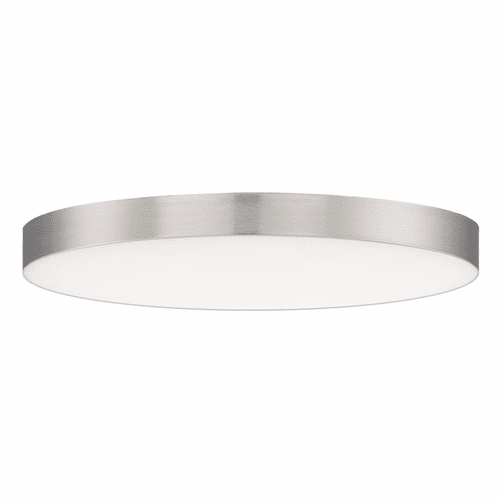 Maxim Trim 9" 18W LED Flush Mount 3000K - Satin Nickel - 57663WTSN