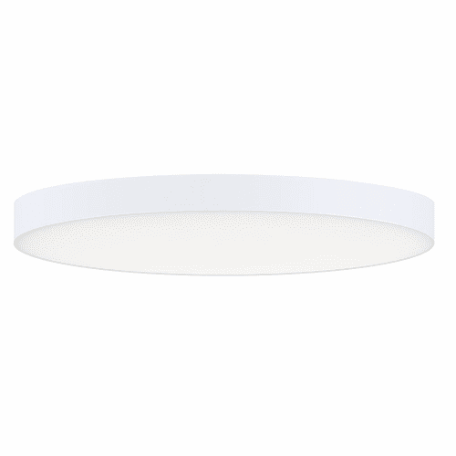 Maxim Trim 9" 18W LED Flush Mount 3000K - White - 57663WTWT