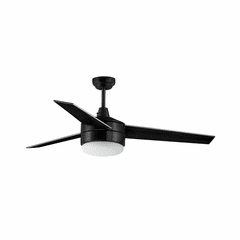 Maxim Trio 52" 2-Light LED Ceiling Fan - Black - 89909FTBK