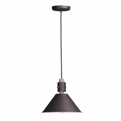 Maxim Tucson 1-LT Pendant - Oil Rubbed Bronze / Weathered Wood - 10089OIWWD