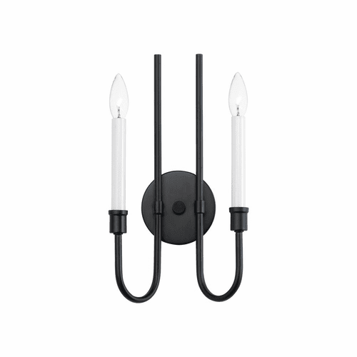 Maxim Tux 2-Light Wall Sconce - Black - 11282BK