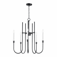 Maxim Tux 5-Light Chandelier - Black - 11285BK Maxim Tux 5-Light Chandelier - Black - 11285BK