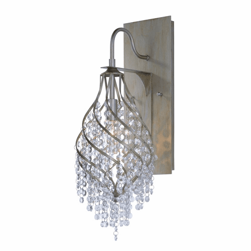 Maxim Twirl 1-LT Wall Sconce - Golden Silver - 22001BCGS