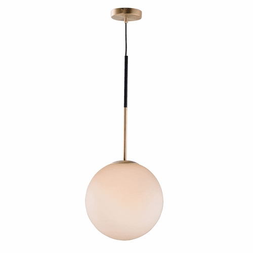 Maxim Vesper 1-LT Pendant - Satin Brass / Black - 26034SWSBRBK