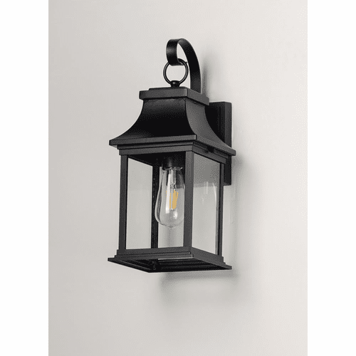 Maxim Vicksburg 1-Light Small Outdoor Wall Mount - Black - 30022CLBK