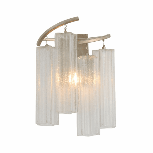 Maxim Victoria 1-LT Wall Sconce - Golden Silver - 39571WFLGS
