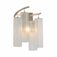 Maxim Victoria 1-LT Wall Sconce - Golden Silver - 39571WFLGS