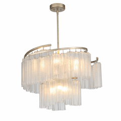 Maxim Victoria 9-LT Pendant - Golden Silver - 39577WFLGS Maxim Victoria 9-LT Pendant - Golden Silver - 39577WFLGS