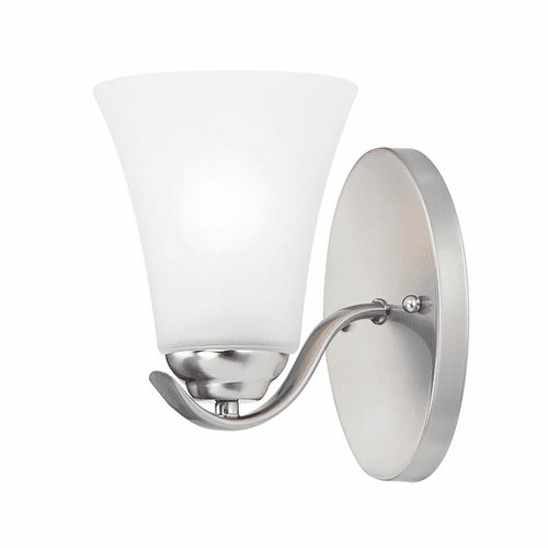 Maxim Vital 1-Light Wall Sconce - Satin Nickel - 12081FTSN