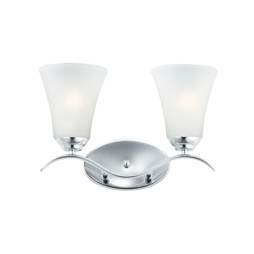 Maxim Vital 2-Light Bath Vanity - Polished Chrome - 12082FTPC