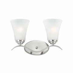 Maxim Vital 2-Light Bath Vanity - Satin Nickel - 12082FTSN Maxim Vital 2-Light Bath Vanity - Satin Nickel - 12082FTSN