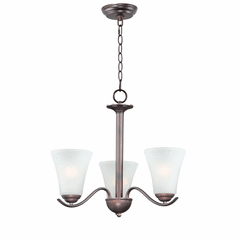 Maxim Vital 3-Light Chandelier - Oil Rubbed Bronze - 12073FTOI Maxim Vital 3-Light Chandelier - Oil Rubbed Bronze - 12073FTOI
