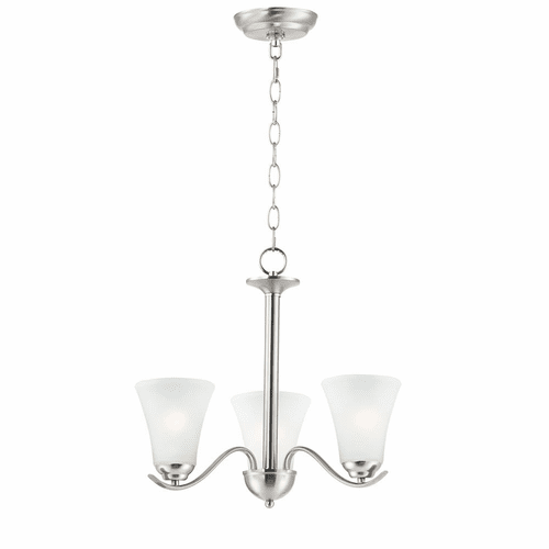 Maxim Vital 3-Light Chandelier - Satin Nickel - 12073FTSN