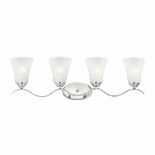 Maxim Vital 4-Light Bath Vanity - Satin Nickel - 12084FTSN