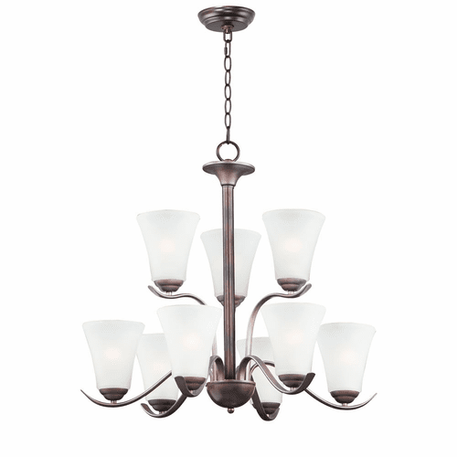 Maxim Vital 9-Light Chandelier - Oil Rubbed Bronze - 12076FTOI