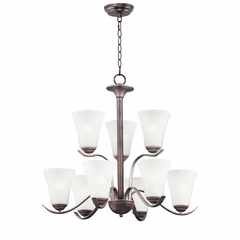 Maxim Vital 9-Light Chandelier - Oil Rubbed Bronze - 12076FTOI Maxim Vital 9-Light Chandelier - Oil Rubbed Bronze - 12076FTOI