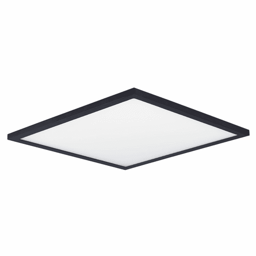 Maxim Wafer 15" Square LED Bulb Surface Mount 3000K - Black - 58738WTBK