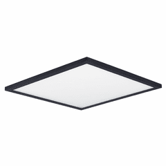 Maxim Wafer 15" Square LED Bulb Surface Mount 3000K - Black - 58738WTBK