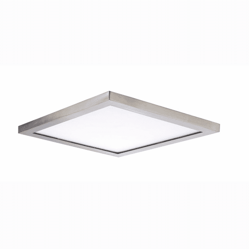 Maxim Wafer 15" Square LED Bulb Surface Mount 3000K - Satin Nickel - 58738WTSN
