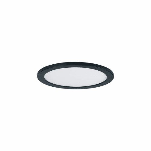 Maxim Wafer 5" 1-Light Round Outdoor LED Surface Mount - Black - 58710WTBK