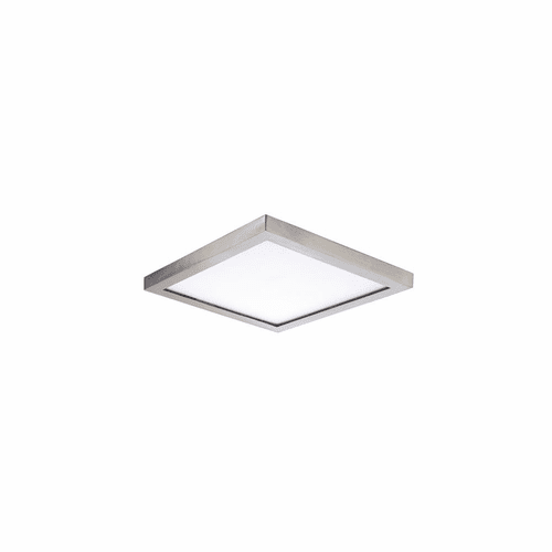 Maxim Wafer 5" Square LED Bulb Surface Mount 3000K - Satin Nickel - 58720WTSN