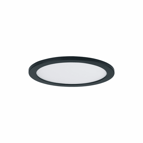Maxim Wafer 7" 1-Light Round Outdoor LED Surface Mount - Black - 58712WTBK