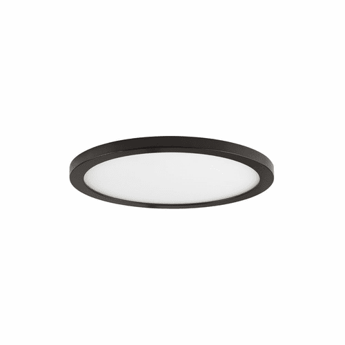 Maxim Wafer 7" 1-Light Round Outdoor LED Surface Mount - Bronze - 58712WTBZ