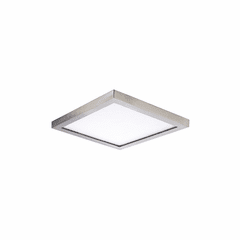 Maxim Wafer 7" Square LED Bulb Surface Mount 3000K - Satin Nickel - 58722WTSN Maxim Wafer 7" Square LED Bulb Surface Mount 3000K - Satin Nickel - 58722WTSN