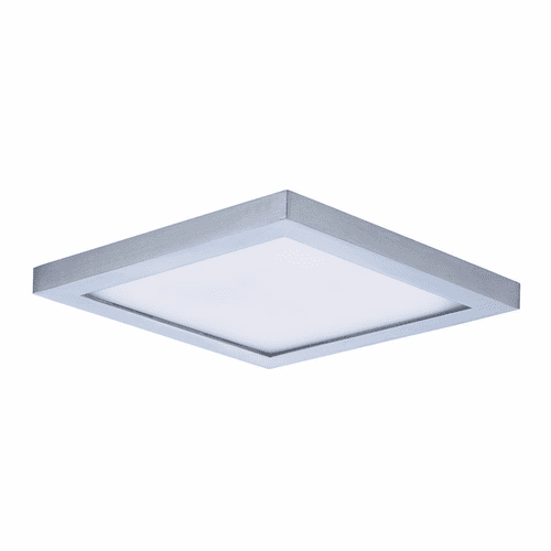 Maxim Wafer LED 6.25" SQ 3000K Wall/Flush Mount - Satin Nickel - 57722WTSN