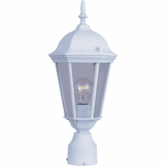 Maxim Westlake Cast 1-LT Outdoor Pole/Post Lantern - White - 1001WT Maxim Westlake Cast 1-LT Outdoor Pole/Post Lantern - White - 1001WT